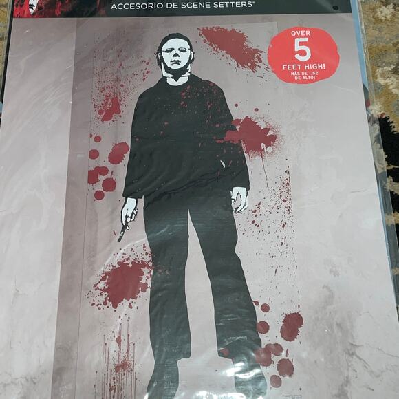 HALLOWEEN II MICHAEL MYERS SCENE SETTERS HALLOWEEN DECORATION NEW - Picture 3 of 6